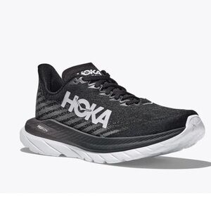 Hoka women size 9.5 Mach 5 Black and White Women's Road-Running Shoes